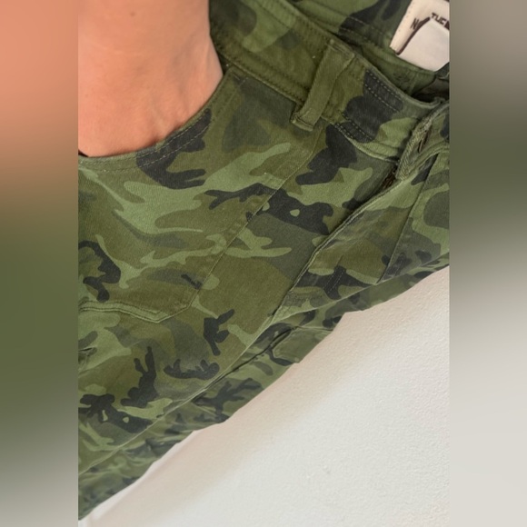 NORTH FACE PANTS HERITAGE CARGO CAMOUFLAGE ANKLE COUNTRY OUTDOOR  GORP SIZE 4 - Picture 7 of 11
